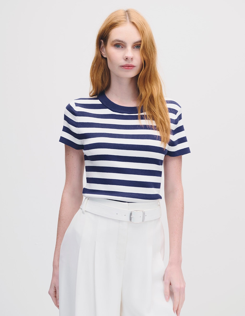 Blusa manga corta para mujer 1