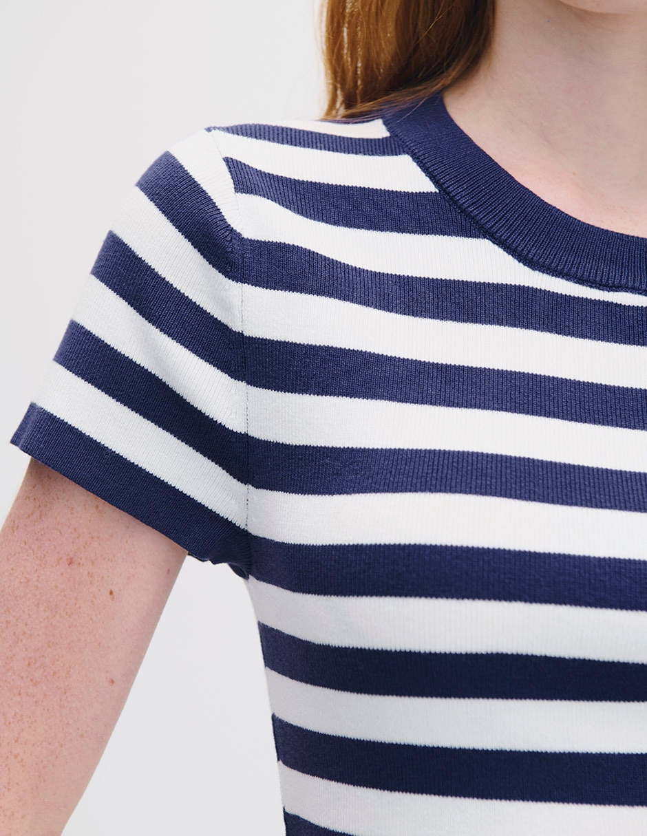 Blusa manga corta para mujer 4
