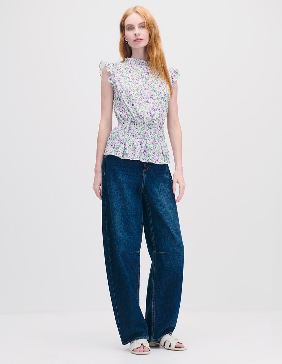 Blusa manga corta para mujer 2