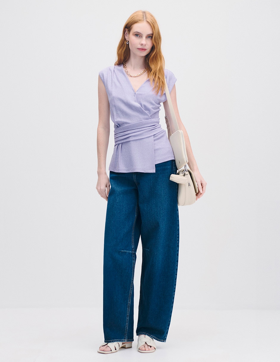 Blusa envolvente para mujer 2