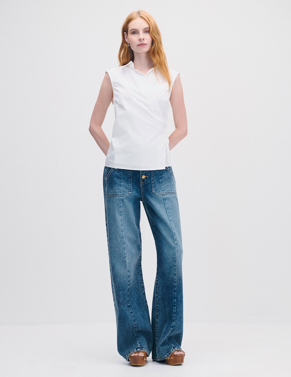 Blusa envolvente para mujer 2