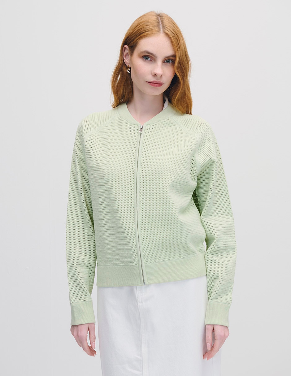 Sudadera con cierre completo Myst para mujer