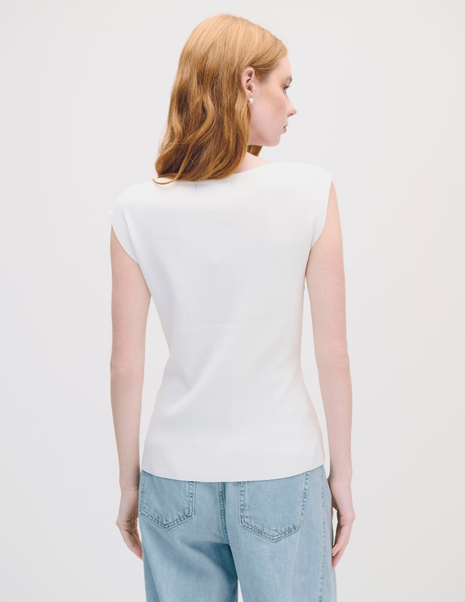 Blusa sin manga para mujer 3
