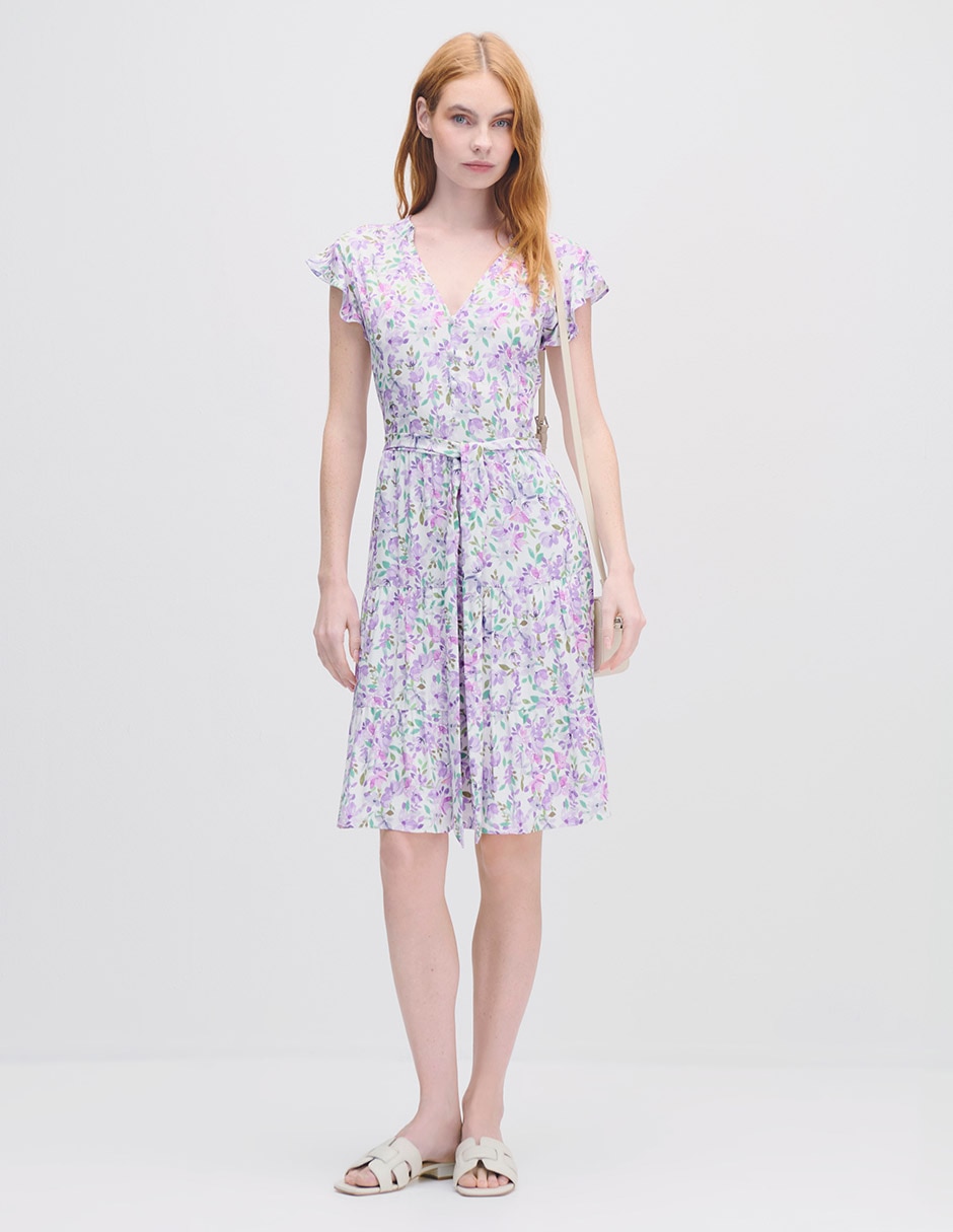 Vestido arriba de la rodilla casual Myst para mujer