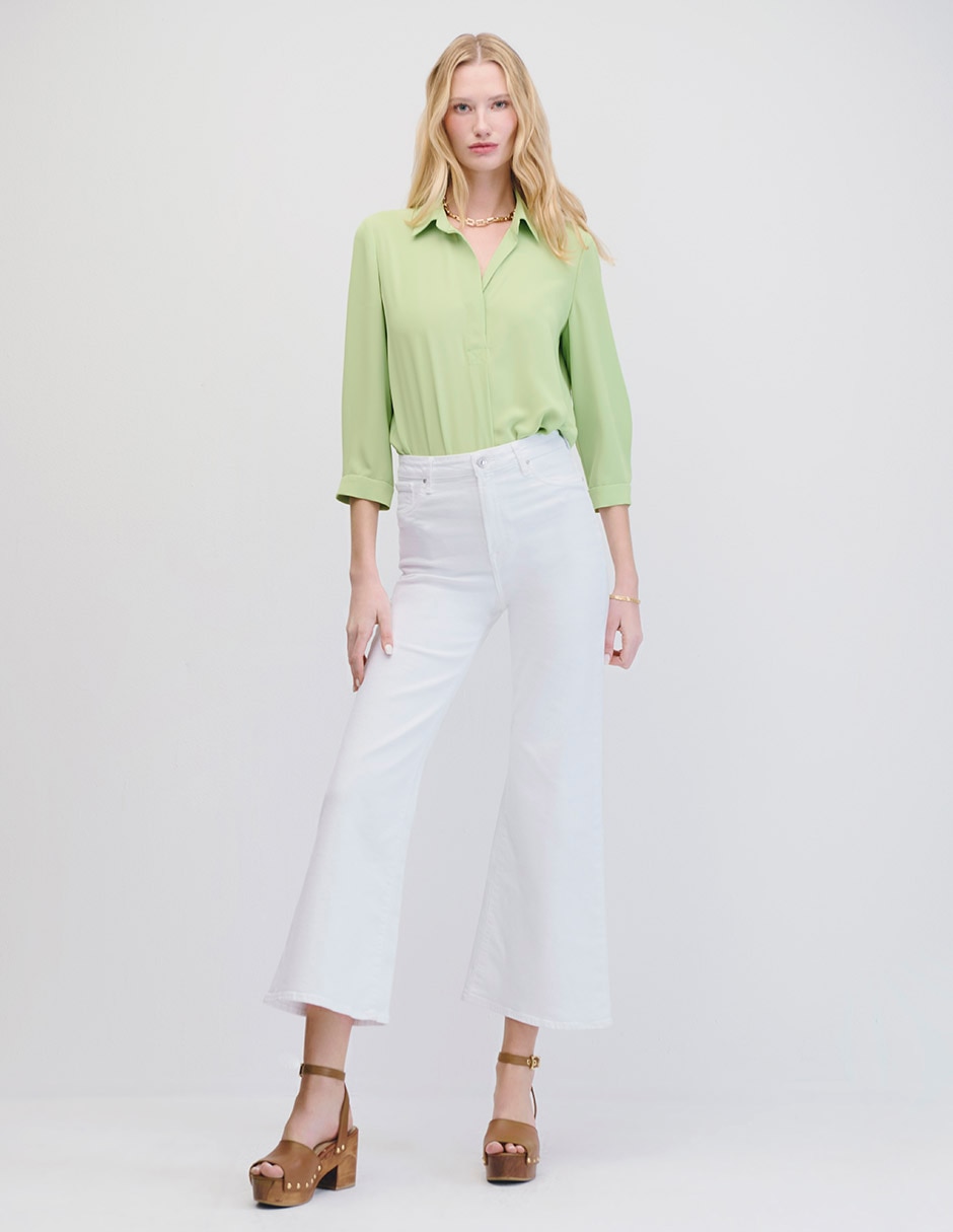 Blusa camisera manga 3/4 Julio para mujer 2