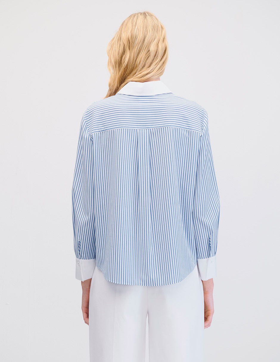 Blusa camisera manga larga Julio para mujer 3