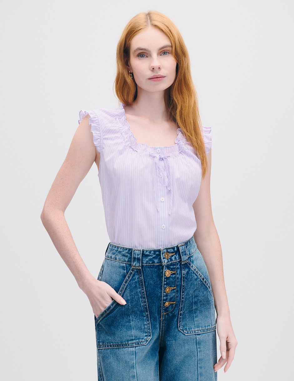 Blusa de tirantes para mujer