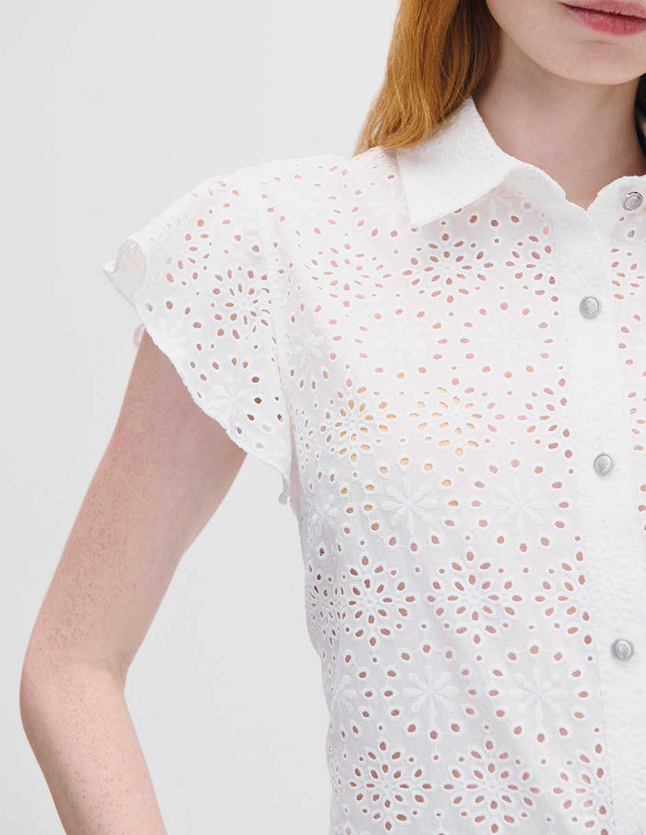 Blusa manga corta Julio para mujer 4