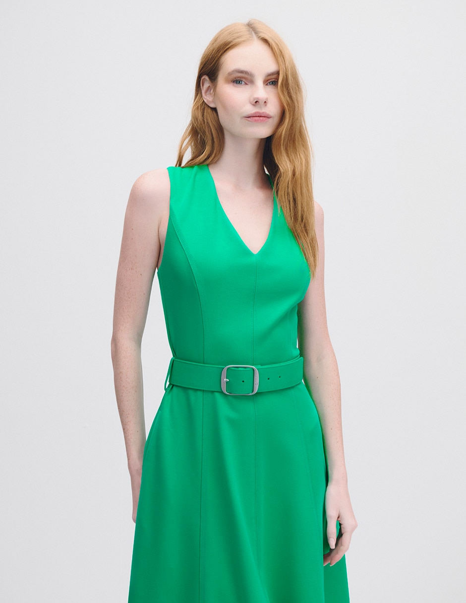 Vestido midi casual para mujer 2