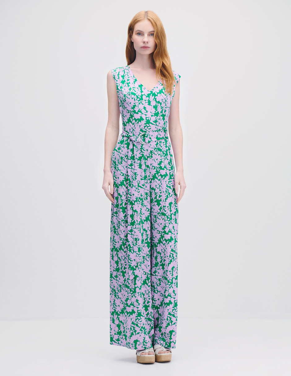 Jumpsuit estampado floral para mujer