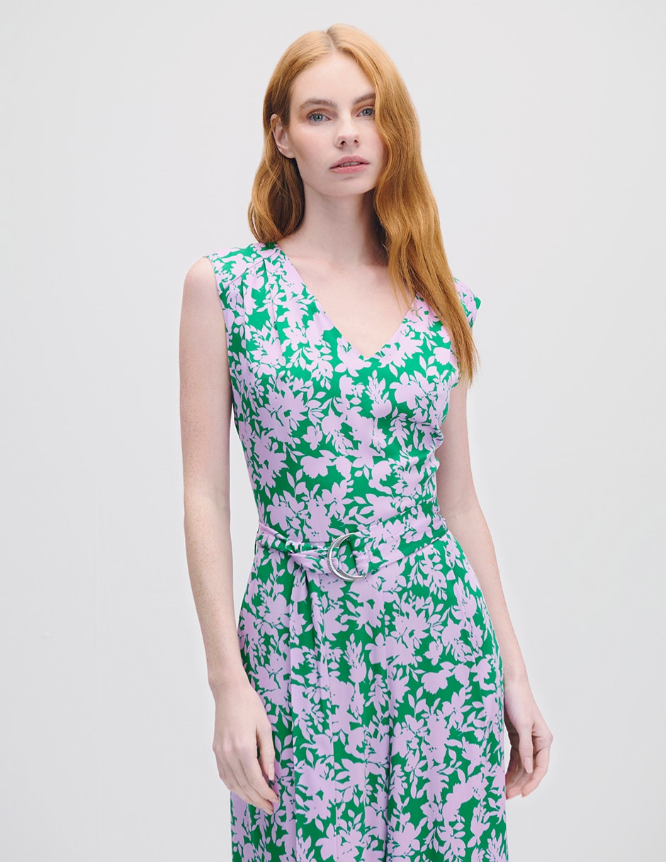 Jumpsuit estampado floral para mujer 2
