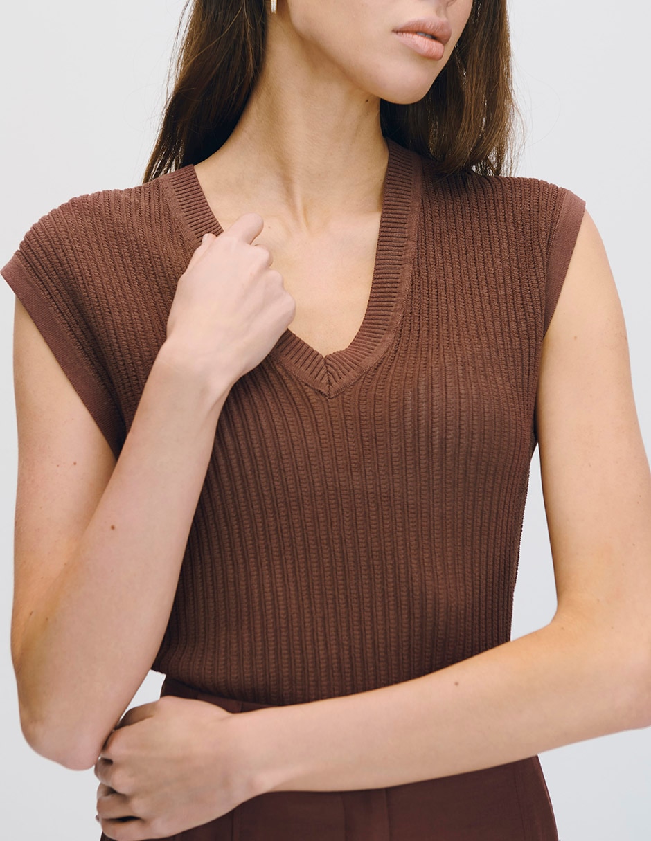 Blusa trevi "manga" corta "para mujer" 2