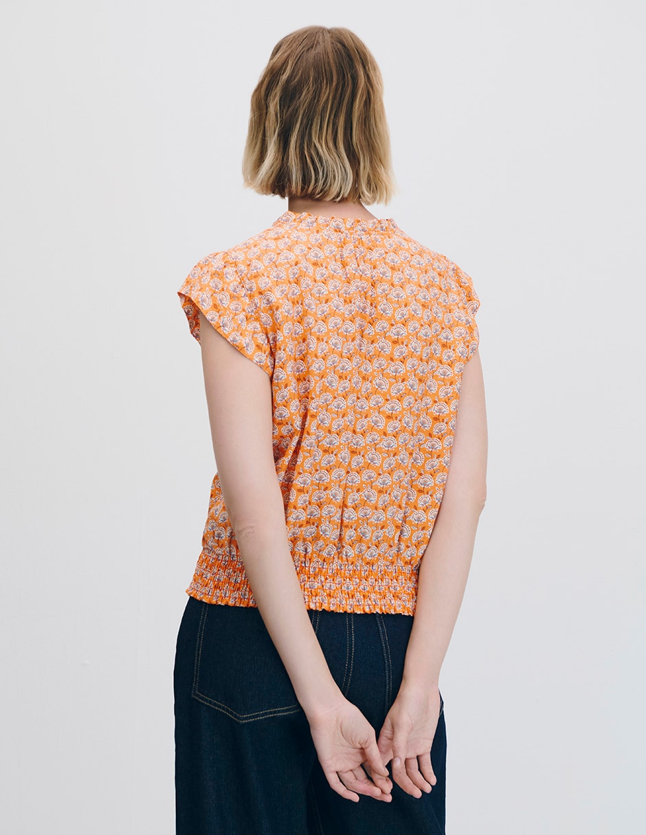 Blusa manga corta para mujer 3
