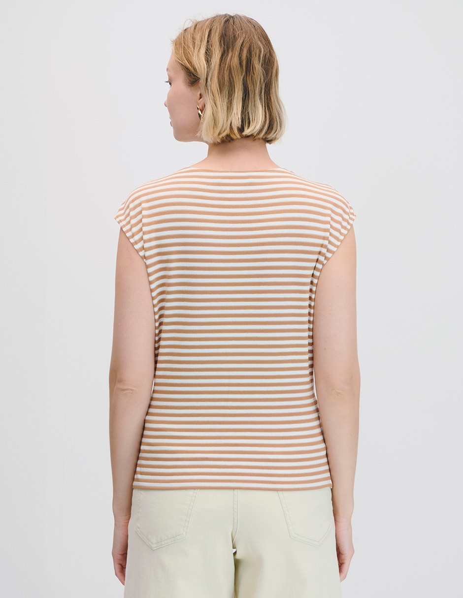 Blusa envolvente manga corta para mujer 3