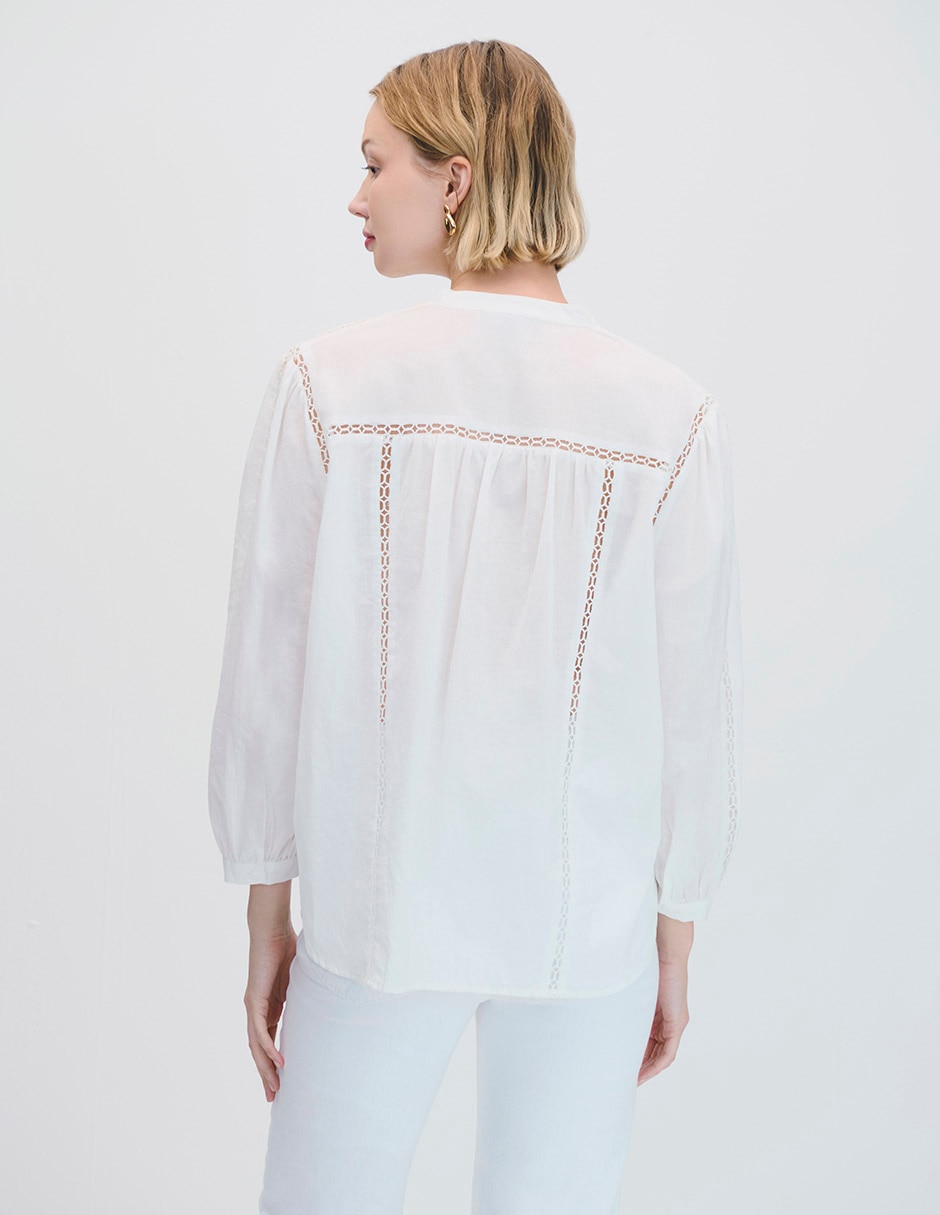 Blusa manga larga para mujer 4