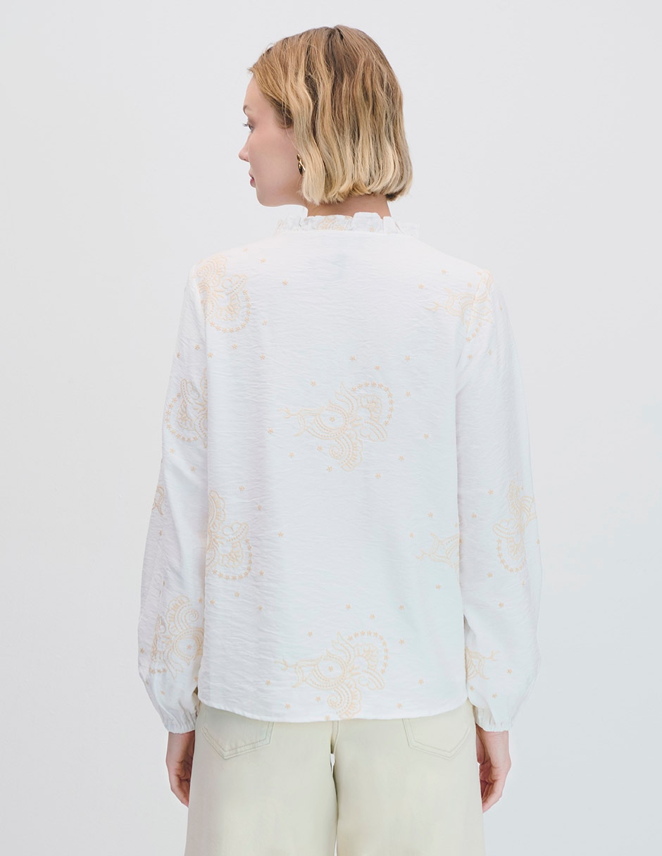 Blusa manga larga para mujer 2