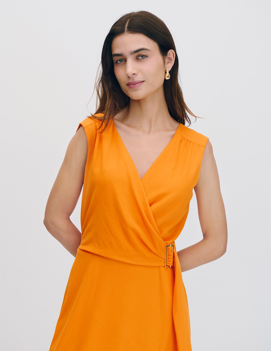 Vestido midi casual para mujer 4