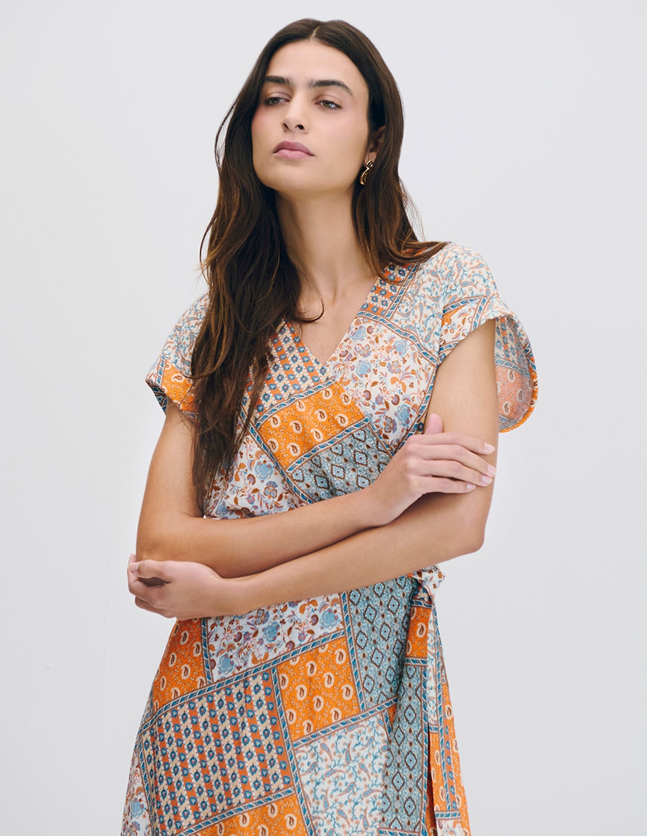 Vestido midi casual para mujer 4