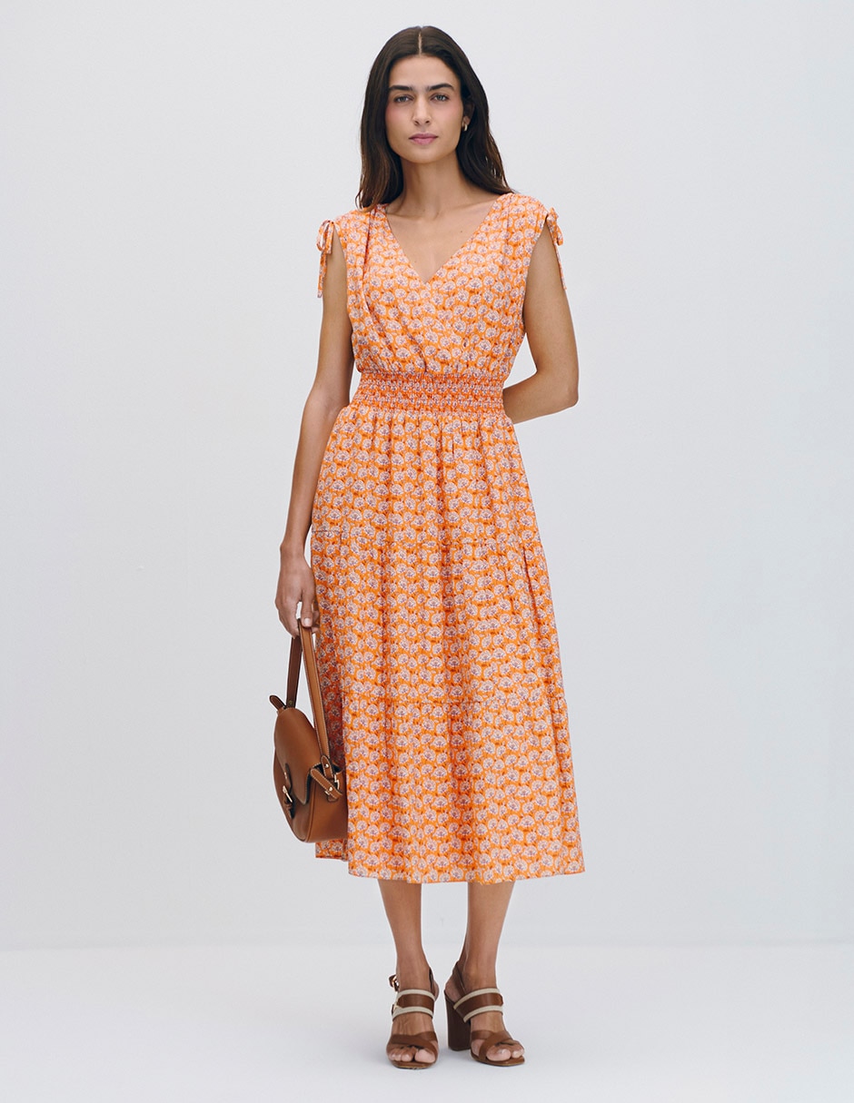 Vestido midi casual Trevi para mujer Vestido midi casual Trevi para mujer