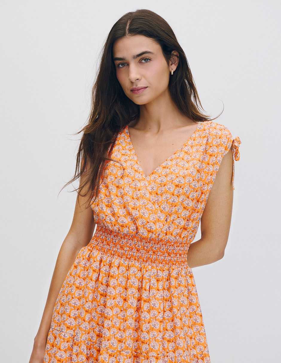 Vestido midi casual Trevi para mujer 2