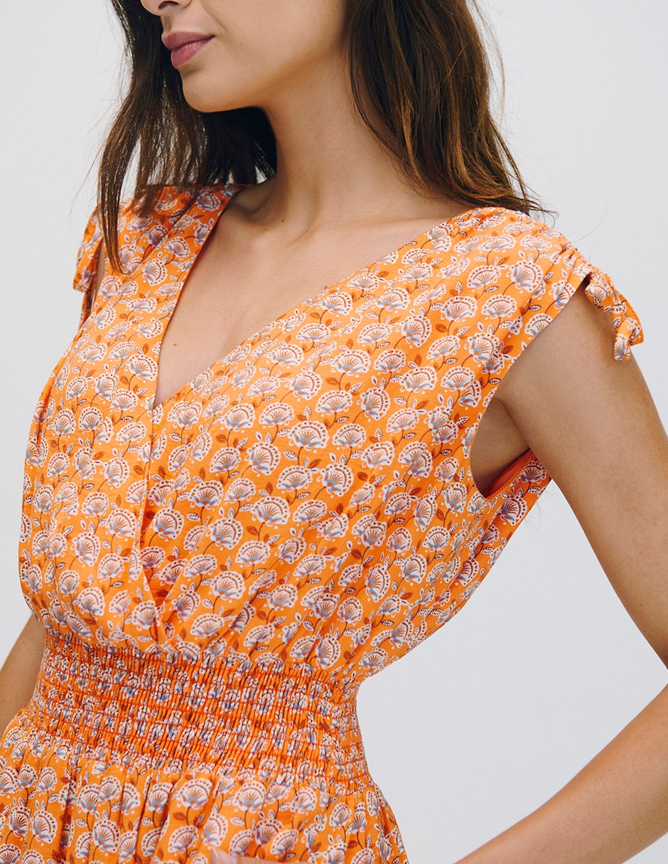 Vestido midi casual Trevi para mujer 4
