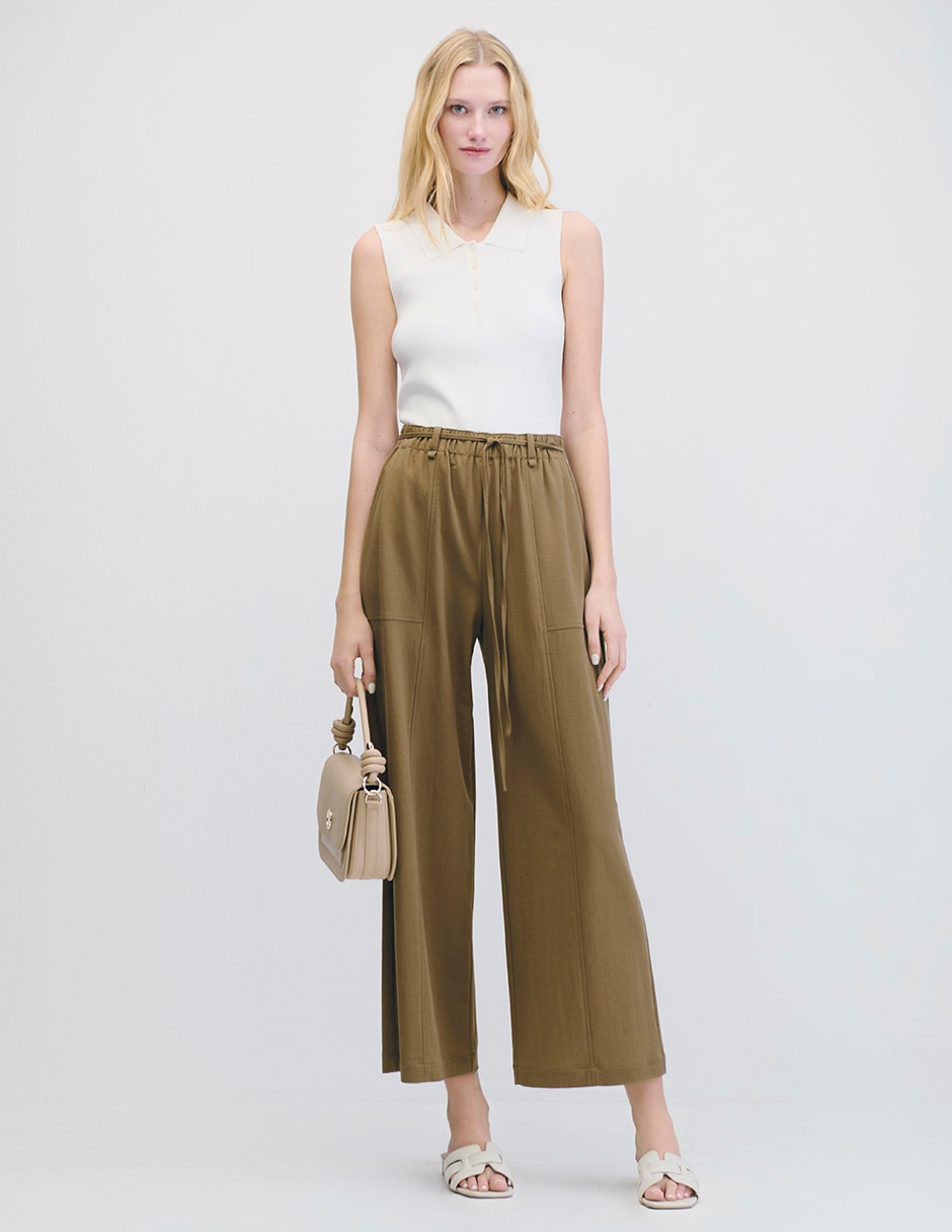 Pantalón wide leg para mujer 4