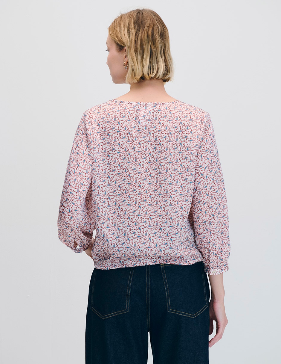 Blusa manga 3/4 para mujer 3