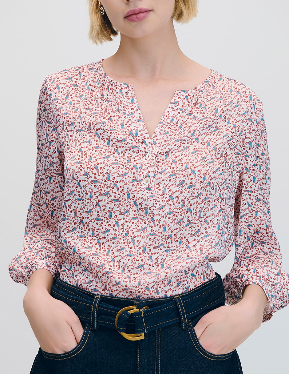 Blusa manga 3/4 para mujer 4