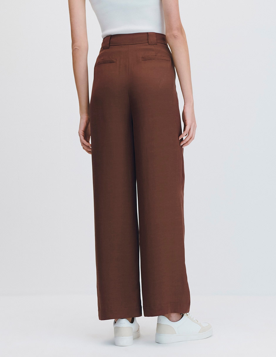 Pantalón relaxed wide leg para mujer 3