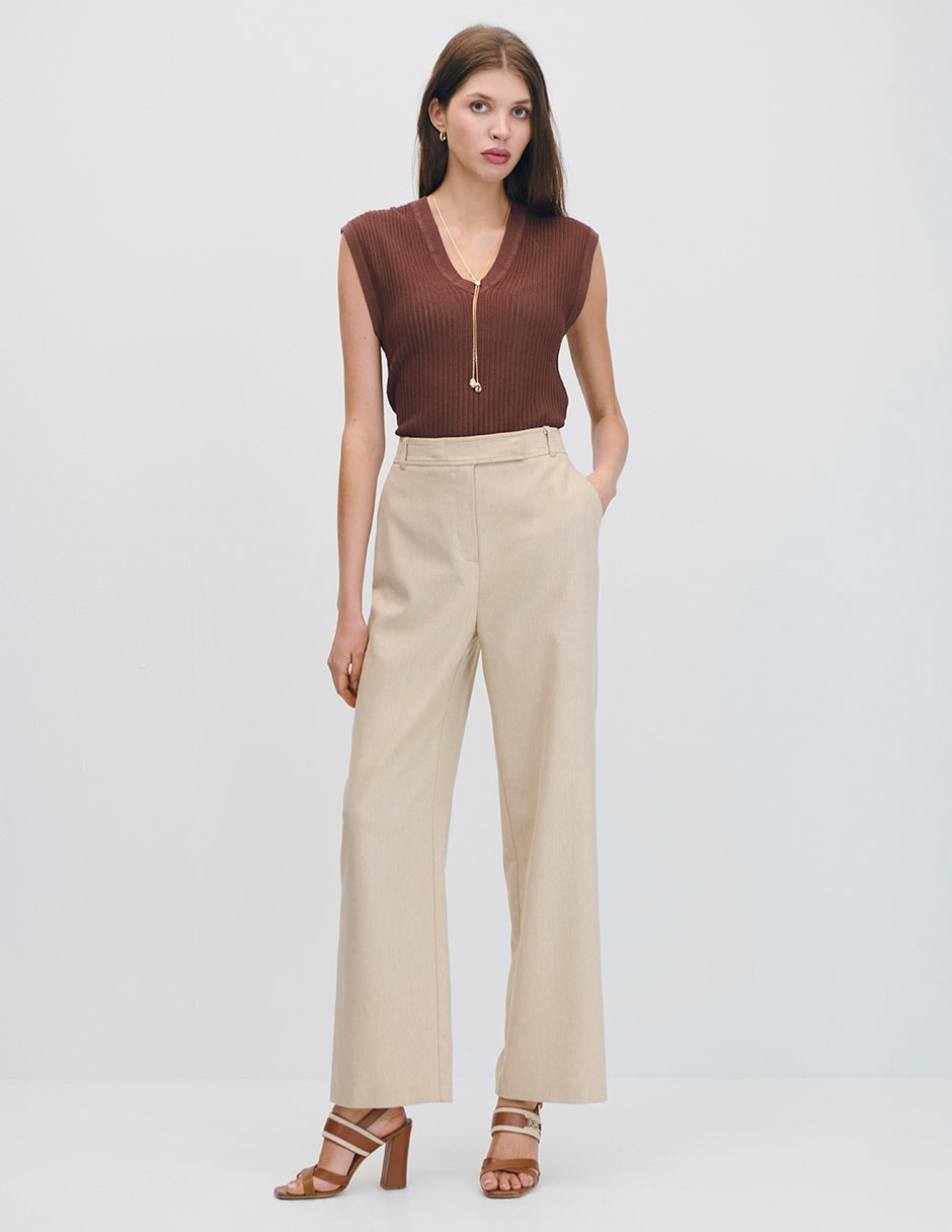 Pantalón straight para mujer 2