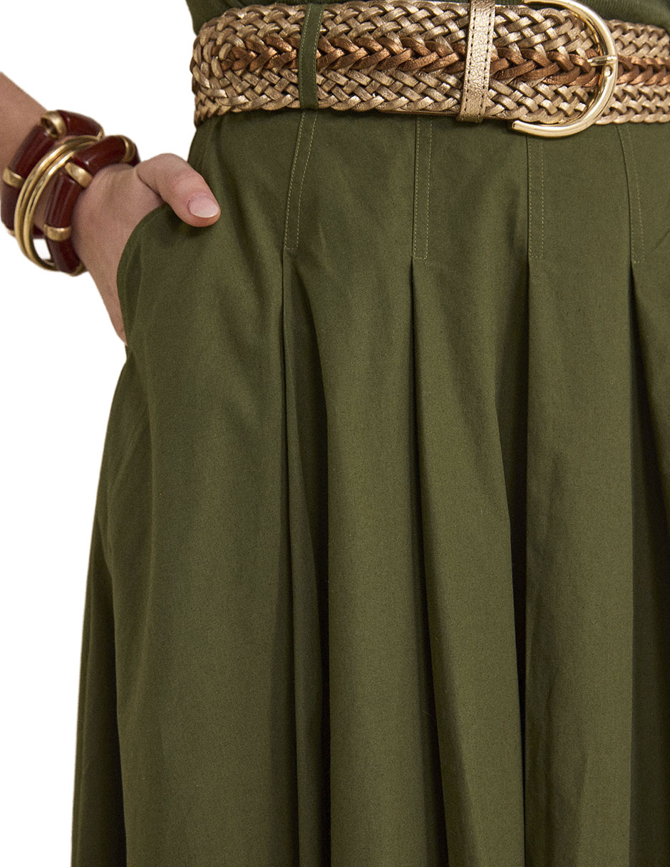 Falda crop a la cintura 2