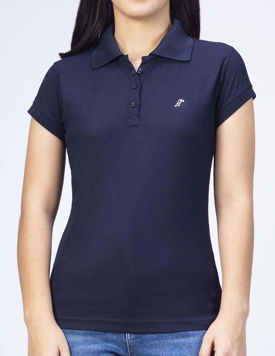 Playera tipo polo para mujer
